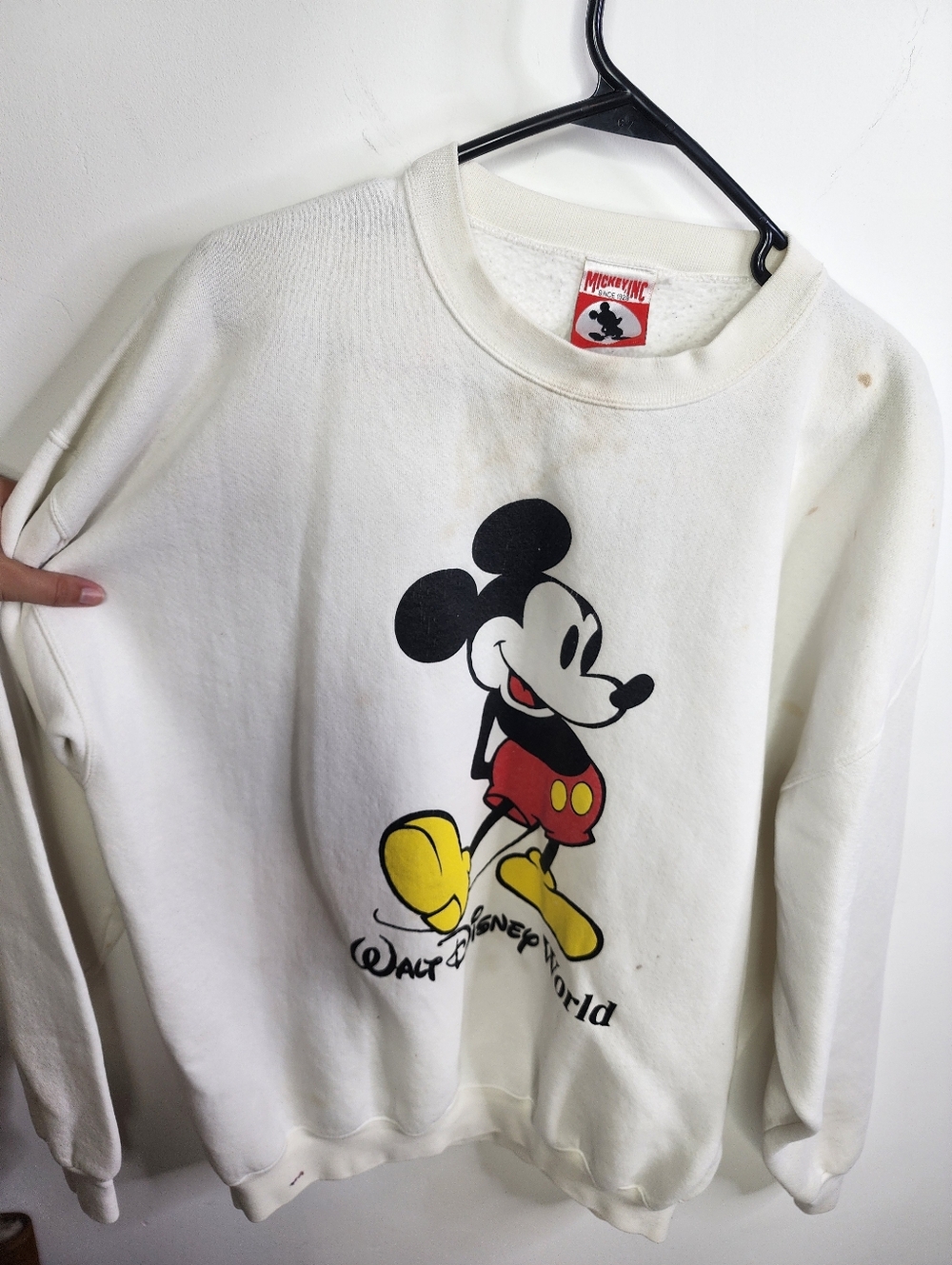 Vintage 1990s Mickey Mouse Mickey, Inc Crewneck, XL